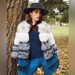 Samuel Reiz fur luxury jacket coat NWT